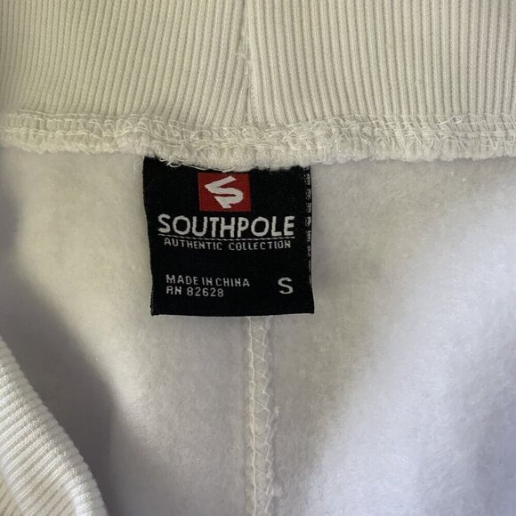 SouthPole Sweatpants Men's Small White Jogger Poly Pockets Gym NWT - Picture 7 of 10